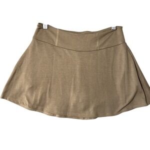 Skönhet Athletic Skort Women Medium Tan Brown Tennis Golf Activewear Skirt